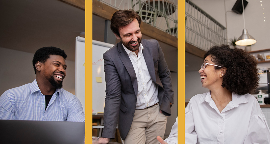 Profissional em ambiente corporativo